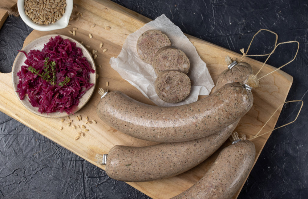 detail Liver Pudding with Turkey Meat