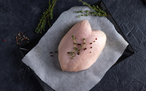 Bone-in chicken breast