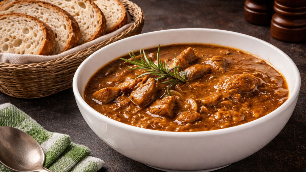 detail Turkey gulash