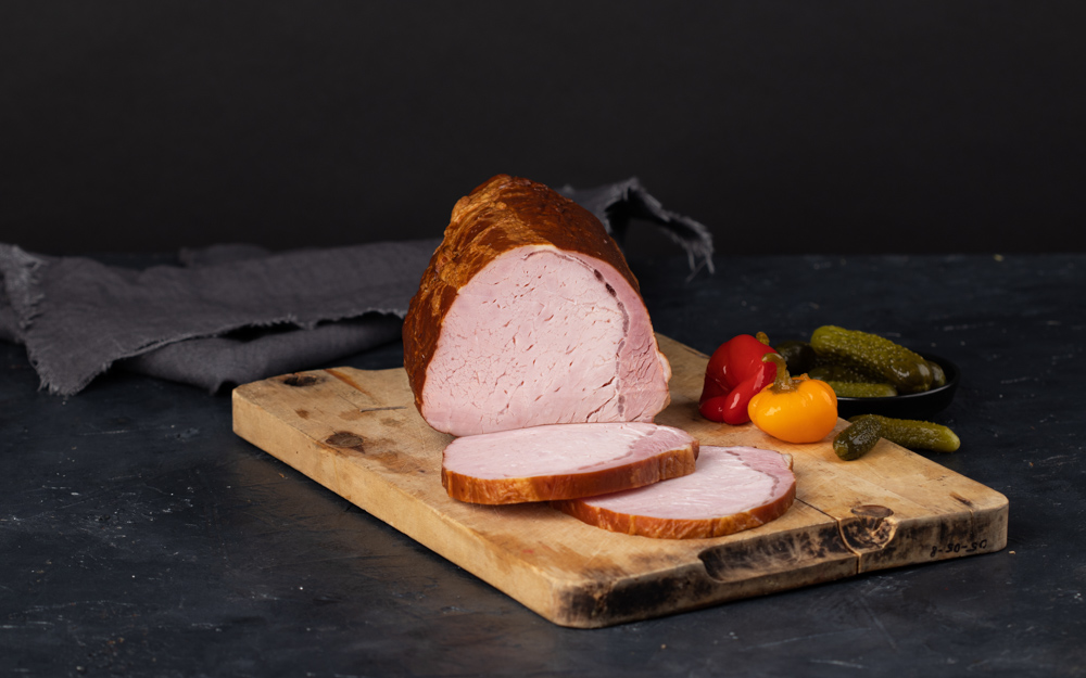 detail Smoked pork loin