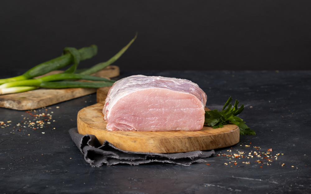 detail Pork roast boneless