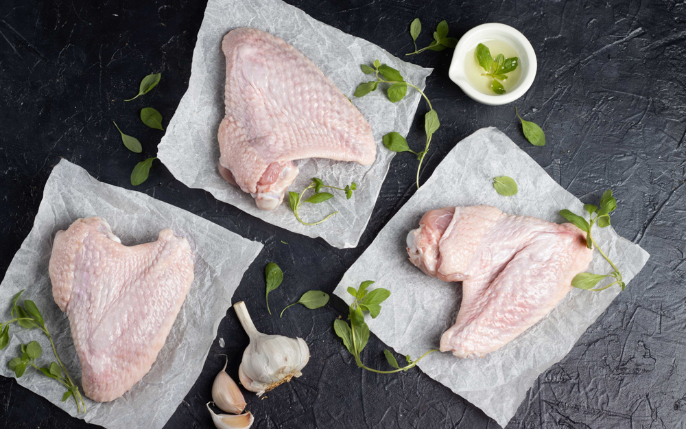 detail Turkey wings