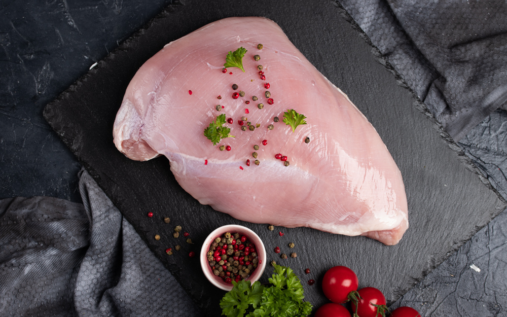 detail Turkey breasts