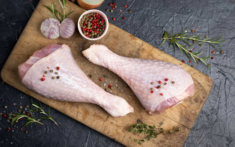 detail Turkey drumstick 