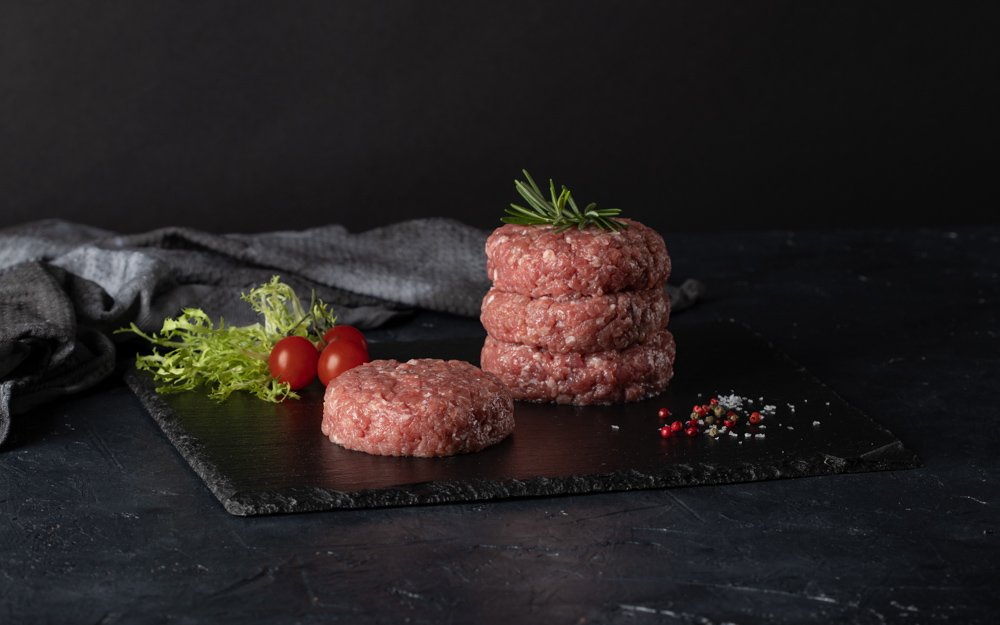 detail Rosemary garlic turkey burger