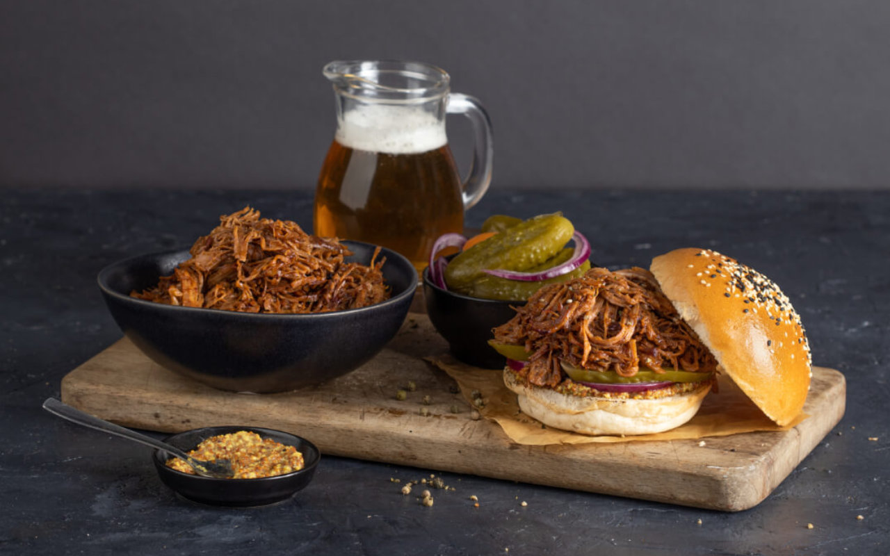 detail Pulled Turkey Meat