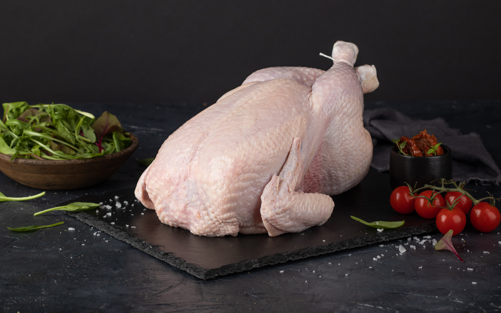 detail Whole chicken with neck